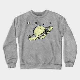 Race in space Crewneck Sweatshirt